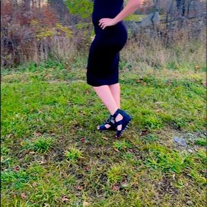 SOREL lace up wedge sandals